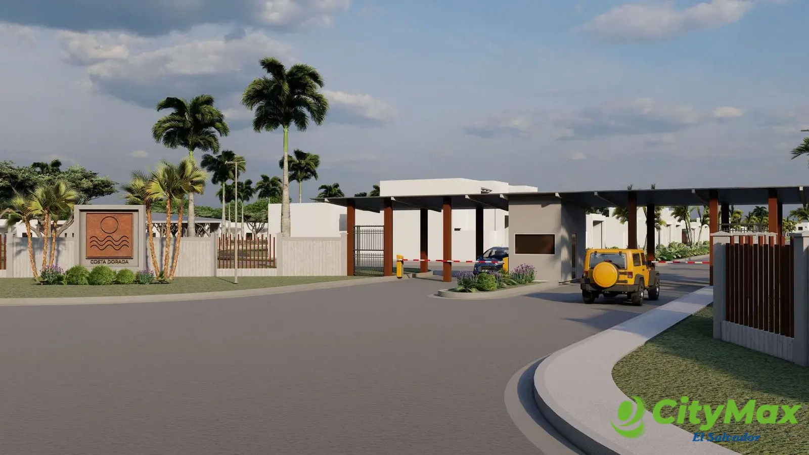 Nuevo proyecto de terreno en venta playa Costa del Sol - ENTRADA AL RESIDENCIAL