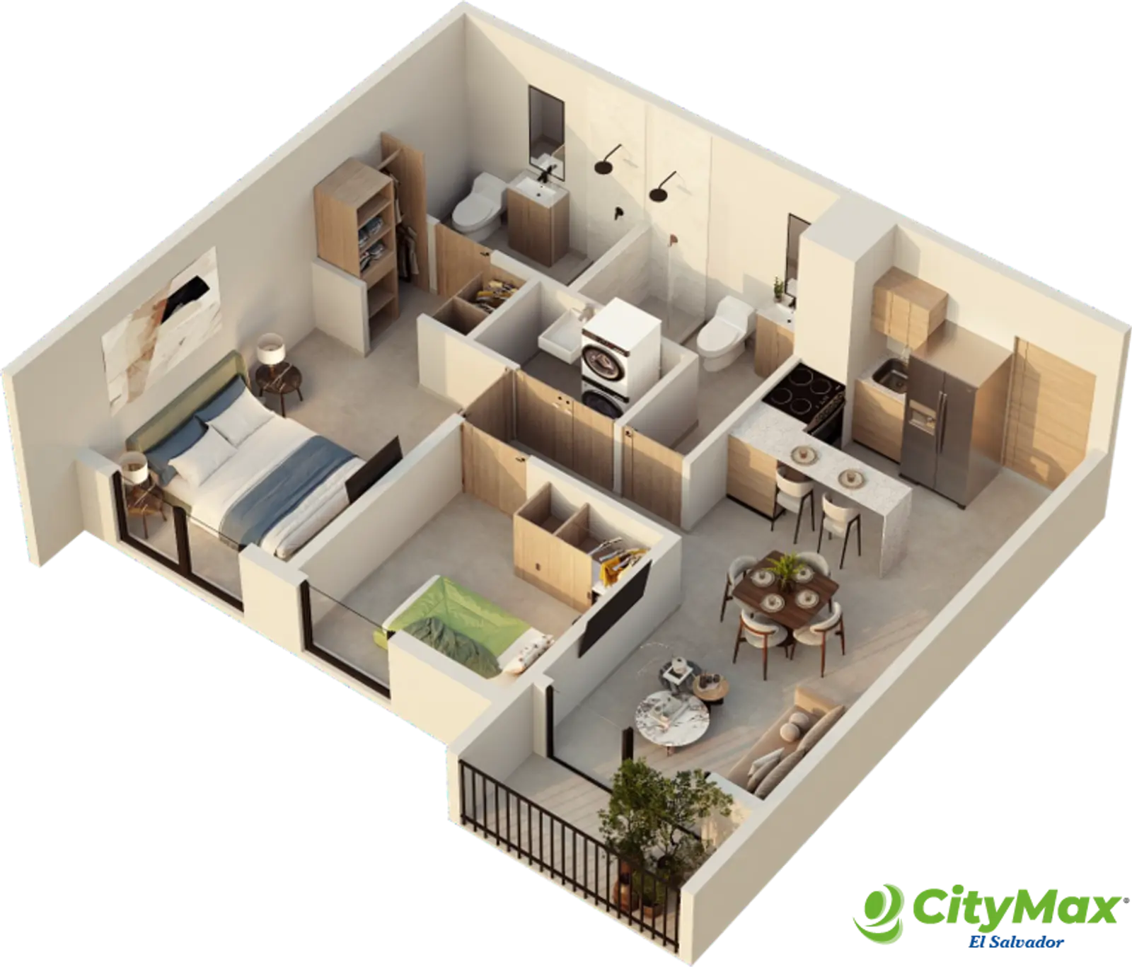 Apartamentos en venta en Torre Floreli - Apartamento de dos habitaciones